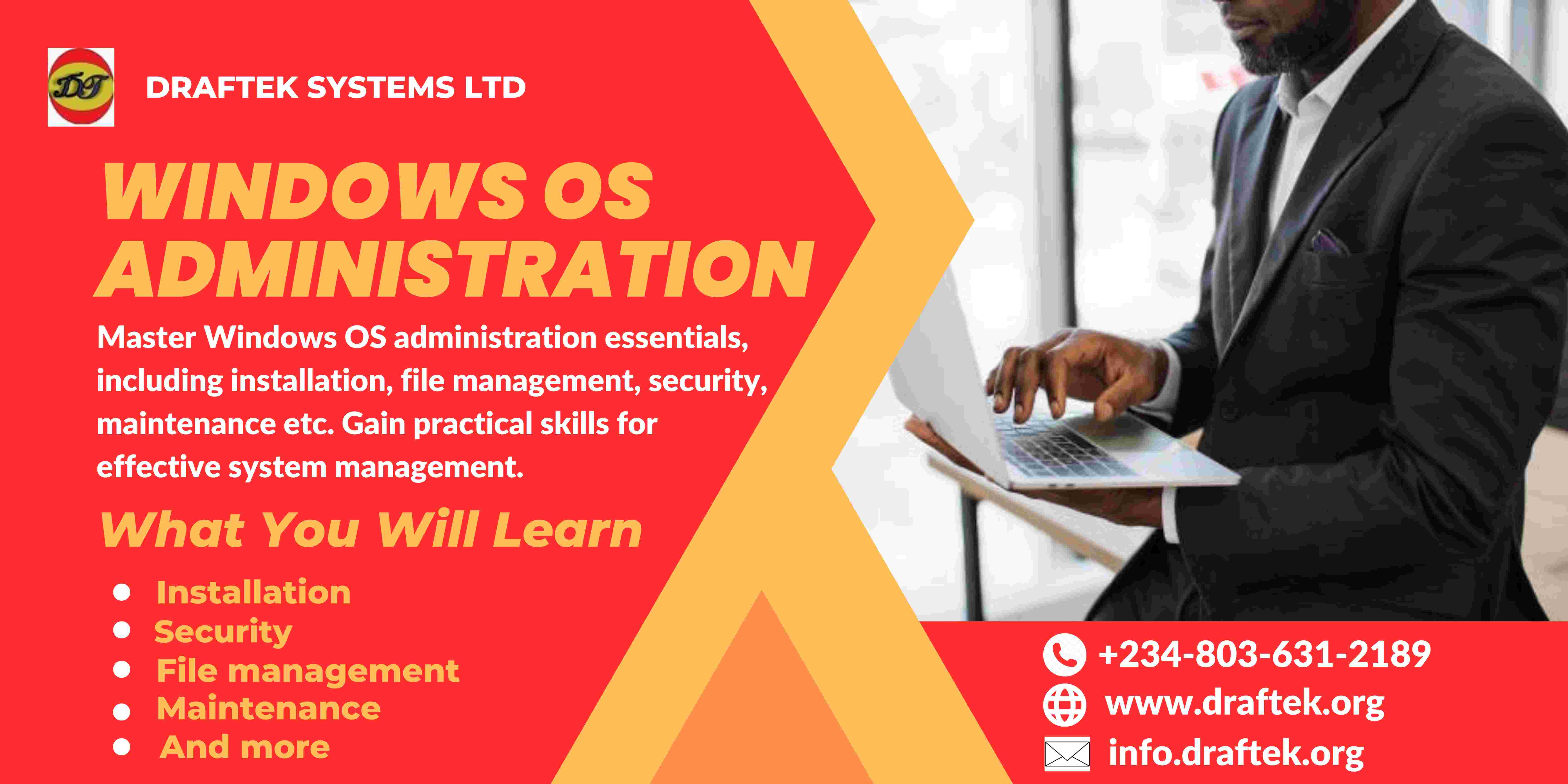 Windows OS Administration computer school in Abuja